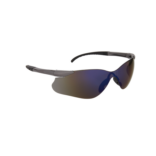 Jackson Safety Jackson Safety - Safety Glasses - SGf Series - Blue Mirror Lens - Gunmetal Lens - Hardcoat Anti-Scratch - Outdoor