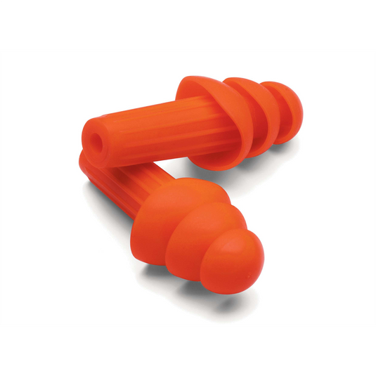 Jackson Safety Jackson Safety - Earplugs - H20 - Reusable - Tapered - Uncorded - Orange - NRR 26 - Bulk Buy (100 Pair Per Dispenser Box; 4 Boxes Per Carton)