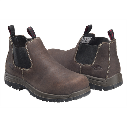 Surewerx USA Men's Foreman Romeo style; PR; EH; Composite Toe; Brown Work Boot; Size: 8.5M