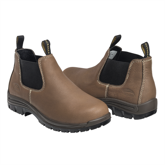 Surewerx USA Women's Foreman Romeo style; PR; EH; Composite Toe; Brown Work Boot; Size: 8.5W