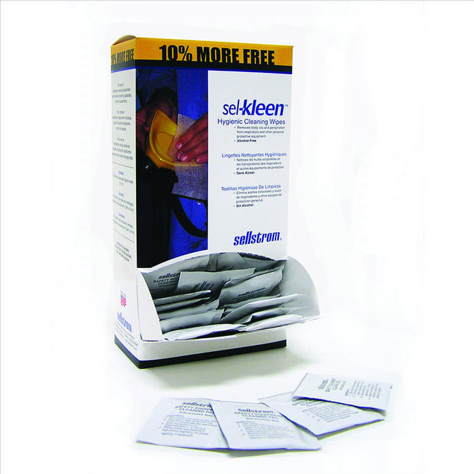 Sellstrom Sellstrom - Sel-Kleen Pre-moistened non-alcohol based equipment cleaning towelettes - 110 Qty Packets per box