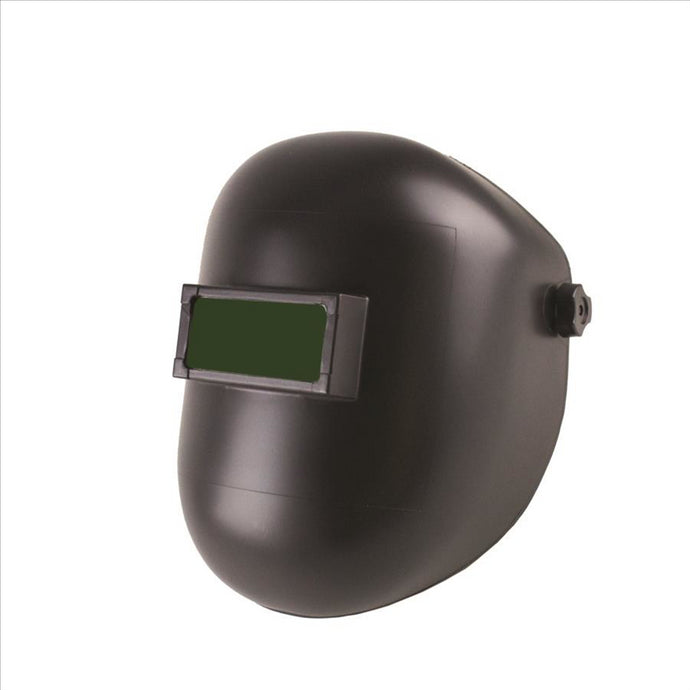 Sellstrom Welding Helmet - Passive - Nylon - Fixed Front  - 2-inch x 4.25-inch Viewing Area - Shade 10 - Ratcheting Headgear - Black - 280 Series