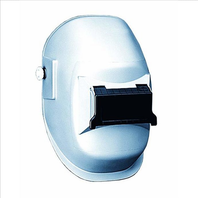 Sellstrom Welding Helmet - Passive - Nylon - Lift Front  - 2-inch x 4.25-inch Viewing Area - Shade 10 - Ratcheting Headgear - Silver - 290 Series