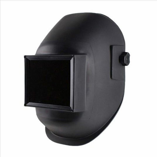 Sellstrom Welding Helmet - Passive - Nylon - Fixed Front  - 4.5-inch x 5.25-inch Viewing Area - Shade 10 - Ratcheting Headgear - Black - Super View Series