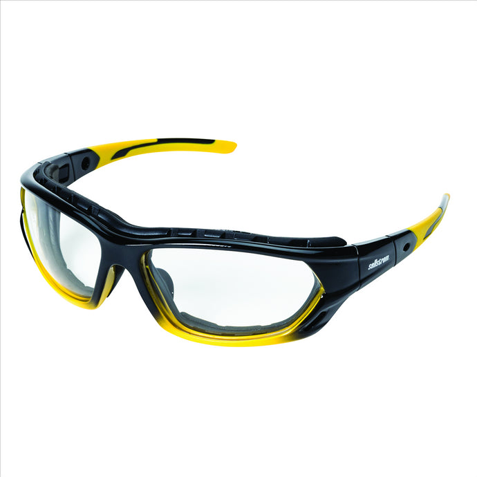 Sellstrom Sellstrom - Safety Glasses - XPS530 Series - Clear Lens - Yellow/Black Frame -  AF/HC -  Sealed