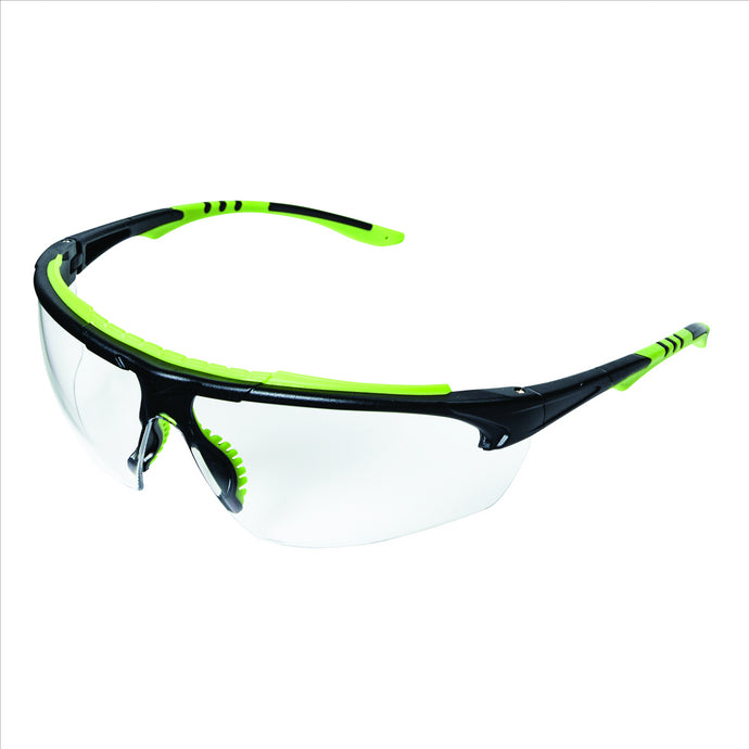 Sellstrom Sellstrom - Safety Glasses - XP410 Series - Indoor/Outdoor Lens - Black/Green Frame - Hard Coated