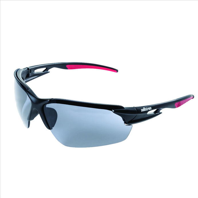 Sellstrom Sellstrom - Safety Glasses - XP450 Series - Smoke Lens - Black/Red Frame -  HC/AF