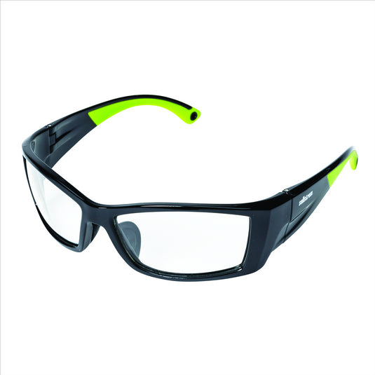 Sellstrom Sellstrom - Safety Glasses - XP460 Series - Clear Lens - Black/Green Frame -  HC/AF