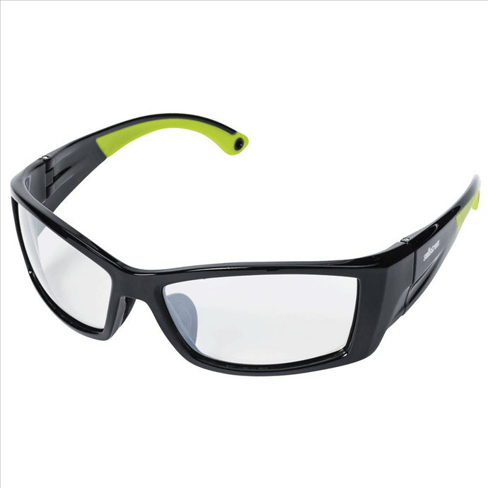 Sellstrom Sellstrom - Safety Glasses - XP460 Series - Indoor/Outdoor Lens -Black/Green Frame - Uncoated