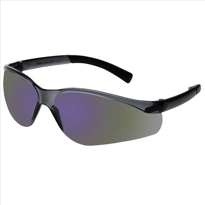 Sellstrom Sellstrom - Safety Glasses - X330 Series - Blue Mirror Lens - Smoke Frame - Hard Coated