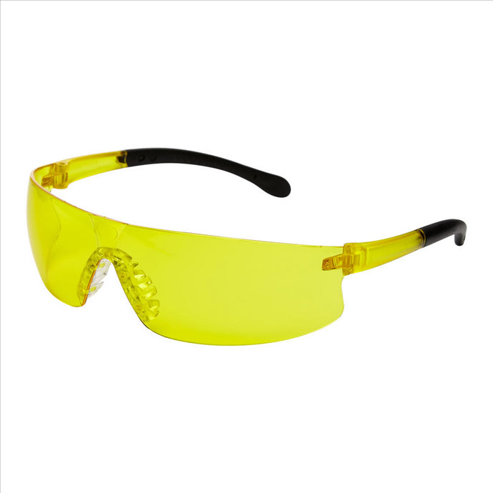 Sellstrom Sellstrom - Safety Glasses - XM330 Series - Amber Lens - Amber/Black Frame - Hard Coated