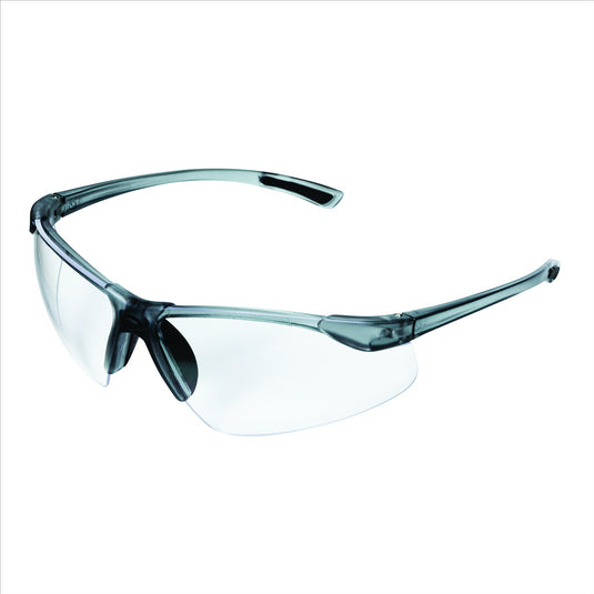 Sellstrom Sellstrom - Safety Glasses - XM340 Series - Clear Lens - Smoke/Smoke Frame - Hard Coated