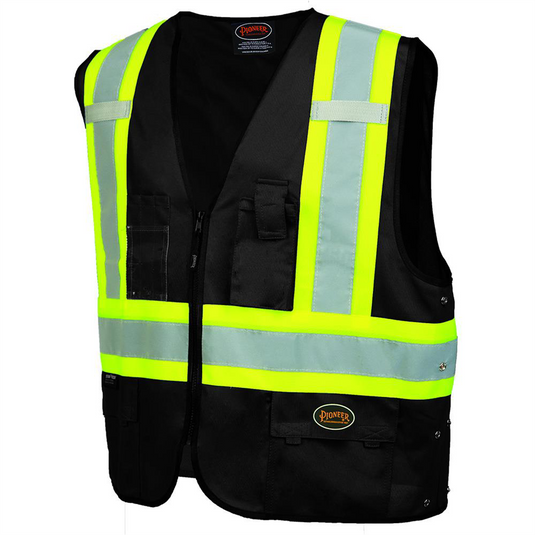 Pioneer Pioneer - Safety Vest - Black - Size L/XL