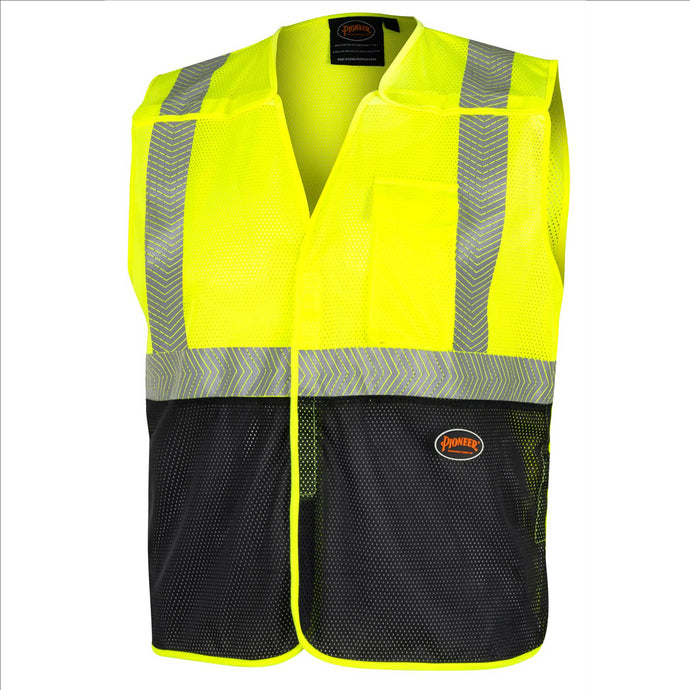 Surewerx Breakaway Safety Vest - Color: Hi-Vis Yellow - ANSI/ISEA 107-2020 Class 2 Type R - Size: 4XL