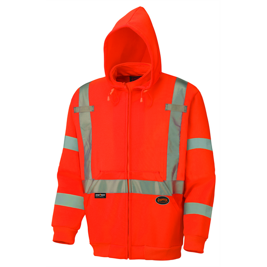 Pioneer Pioneer - Hoodie - Hi-Viz Polyester Fleece - Hi-Viz Orange - Size Large