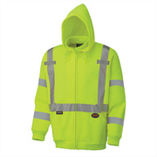 Pioneer Pioneer - Hoodie - Hi-Viz Polyester Fleece - Hi-Viz Yellow/Green - Size XL