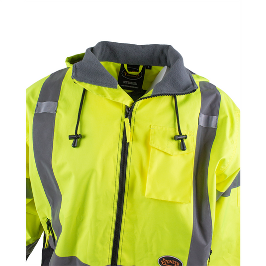 Pioneer Pioneer - Waterproof Bomber Jacket - Hi-Viz Yellow/Green - Size XL