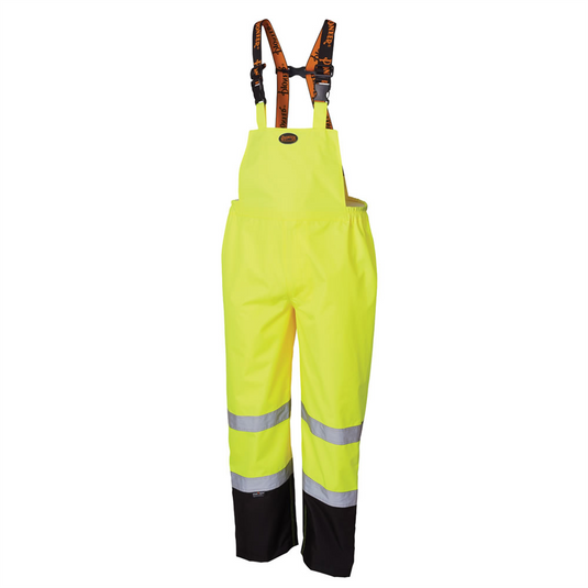 Pioneer Pioneer - 300D Ripstop Waterproof Safety Bib Pant - Hi-Vis Yellow/Green - Size Medium