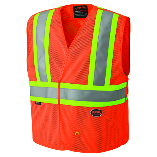 Pioneer Pioneer - Flame Resistant Hi-Viz Vest - Hi-Viz Orange - Size L/XL