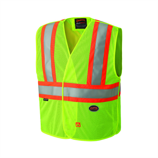 Pioneer Pioneer - Flame Resistant Hi-Viz Vest - Hi-Viz Yellow/Green - Size 2X/3X
