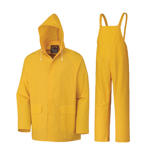 Pioneer Pioneer - 3-Piece Repel Rainwear - Hi-Viz Yellow/Green - Size Small