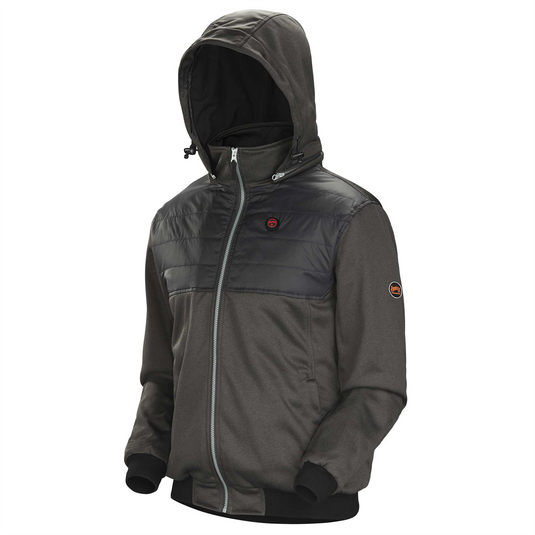 Pioneer Pioneer&reg; - Heated Fleece Hoodie - Charcoal - Size 3XL