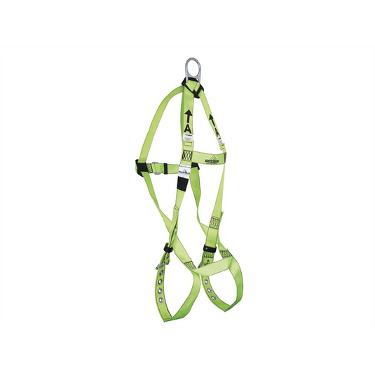 PeakWorks PeakWorks - Compliance Harness - 1D - Weight Capacity 400 Lbs - Class A - Pass-Thru Chest Buckle - Grommeted Leg Straps