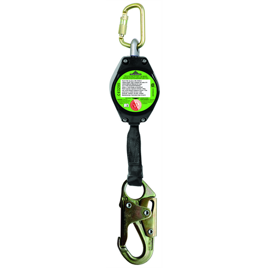 PeakWorks PeakWorks - Self Retracting Lifeline with Webbing; Snap Hook - 6 FT - Leading Edge