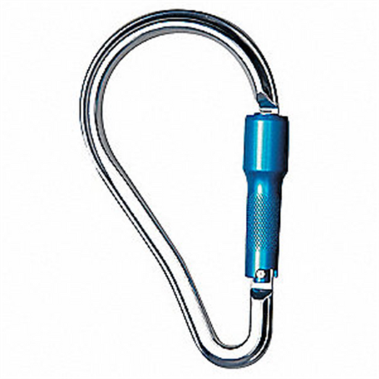 PeakWorks PeakWorks - Carabiner; Aluminium; 2"" Gate Opening; 9-21/64"" Length; Double Action Twist-Lock