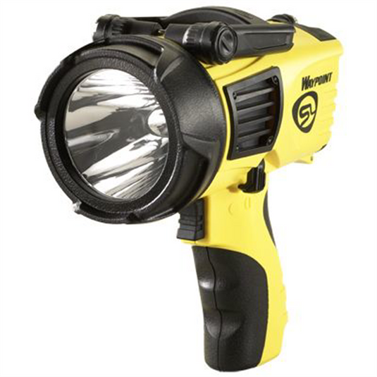 Streamlight Waypoint Alkaline Pistol Grip Spotlight for Long Distance Illumination - Yellow