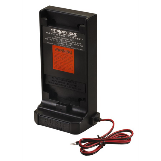 Streamlight 12V DC Direct Wire Vehicle Mount Rack for HID LiteBox