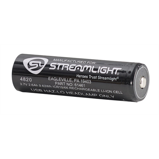 Streamlight Lithium Ion Replacement Battery for USB HAZ-LO Headlamp