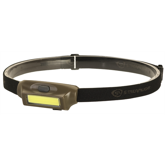 Streamlight Bandit Lightweight; USB Rechargeable Headlamp with White and Red LEDs - Coyote