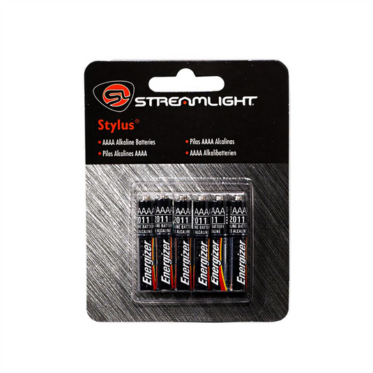 Streamlight AAAA Alkaline Batteries; 6-Pack
