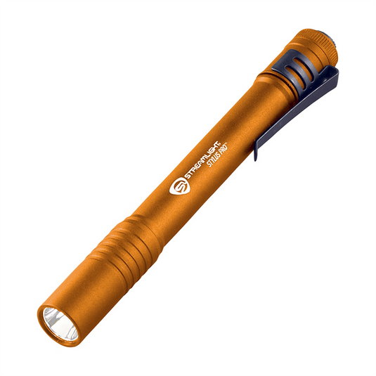 Streamlight 100 Lumen Stylus Pro Penlight - Orange - Clam - White LED