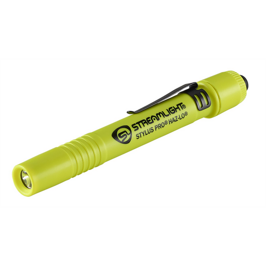 Streamlight 105 Lumen Stylus Pro HAZ-LO Penlight  - Includes (2) ""AAA"" Alkaline batteries - Yellow