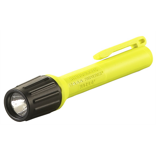 Streamlight 60 Lumen 2AAA ProPolymer HAZ-LO Flashlight - Alkaline batteries - Box - Yellow