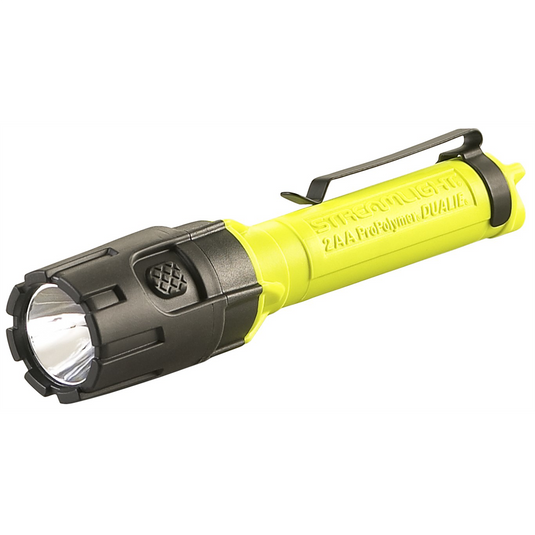 Streamlight Dualie 2AA Intrinsically Safe Spot/Flood Flashlight; Yellow