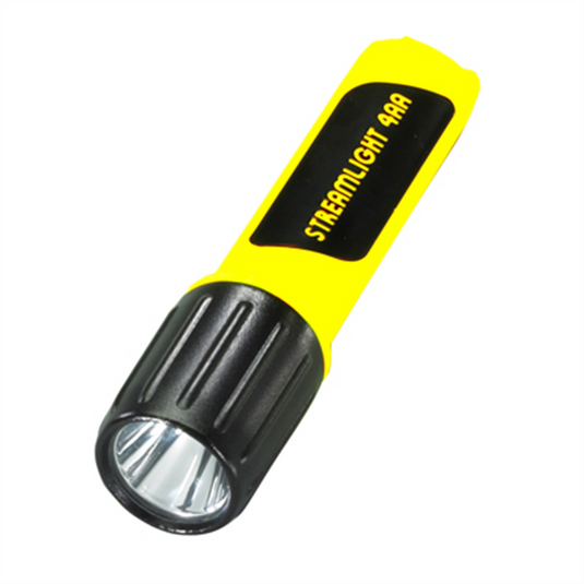 Streamlight 200 Lumen 4AA Lux Div 2 Flashlight - Alkaline batteries - Clam - Yellow