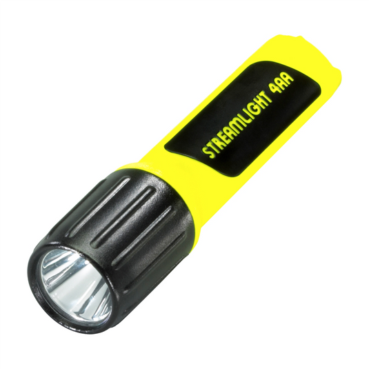 Streamlight 200 Lumen 4AA Lux Div 1 Flashlight - Alkaline batteries - Clam - Yellow