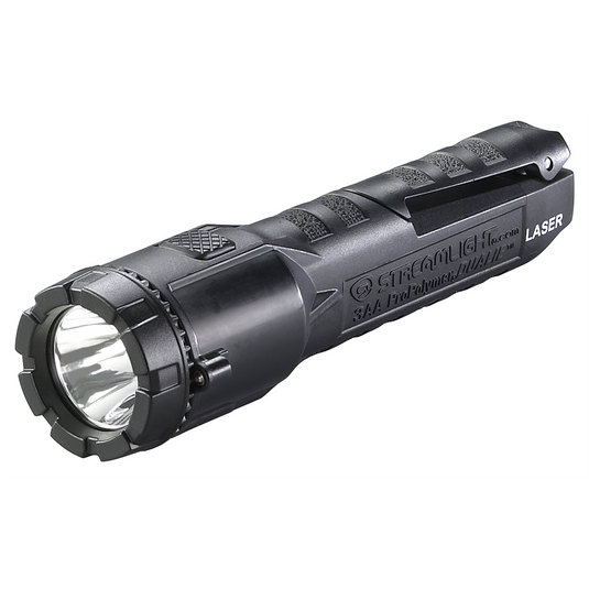 Streamlight 150 Lumen Dualie 3AA Laser Flashlight - Includes (3) ""AA"" Alkaline batteries - Clam - Black