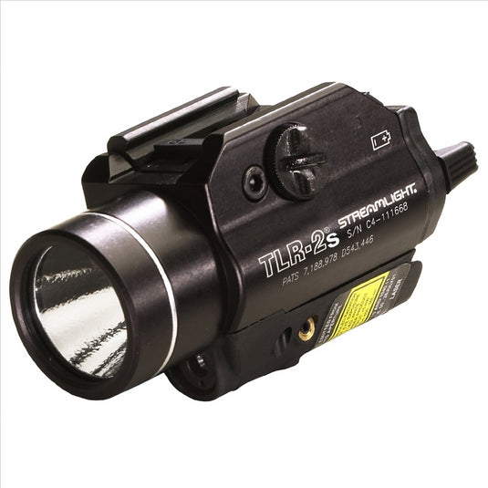Streamlight TLR-2s Strobing Rail Mounted Tactical Light with Red Aiming Laser - Black