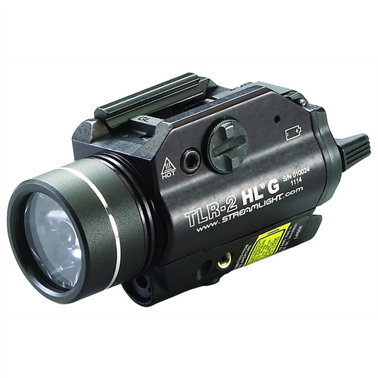 Streamlight TLR-2 HL G High Lumen Tactical Weapon Light with Green Laser - Black