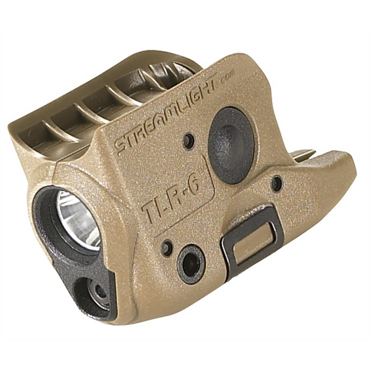 Streamlight TLR-6 Weapon Light and Laser for GLOCK 42/43/43X/48 Subcompact Handguns; Flat Dark Earth Brown