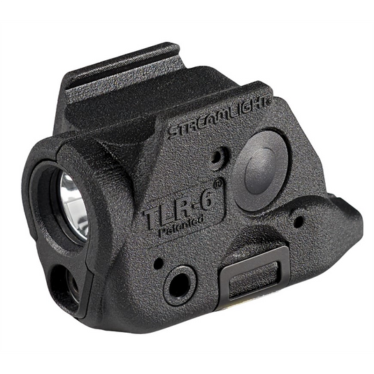 Streamlight TLR-6 Weapon Light and Laser for Taurus GX4&trade; Micro-compact Handgun; Black