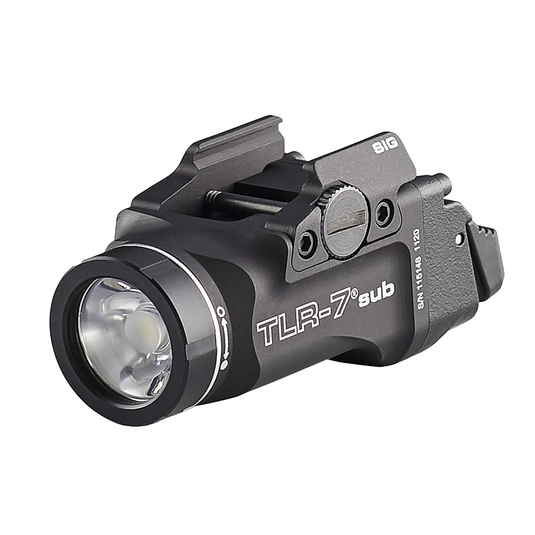 Streamlight TLR-7 sub Tactical Rail Mounted Light for SIG SAUER P365 and P365 XL Closed Rail Systems Subcompact Handguns - Black