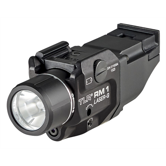 Streamlight TLR RM 2 Laser Rail Mounted Tactical Light with Red Laser; Black