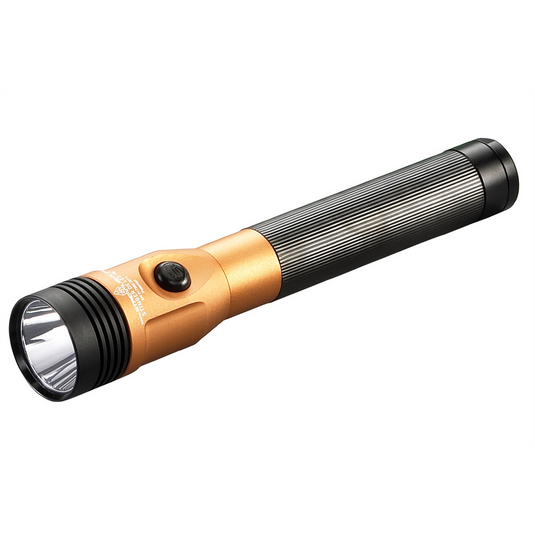 Streamlight Stinger DS LED HL High Lumen Rechargeable Flashlight with Dual Switches - Orange