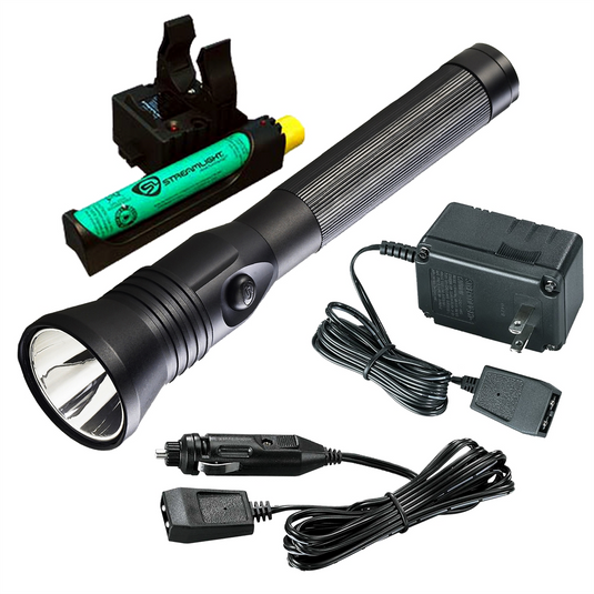 Streamlight 800 Lumen Stinger DS HPL Flashlight - 120V/100V AC/12V DC PiggyBack
