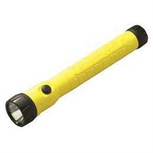 Streamlight 260 Lumen PolyStinger LED HAZ-LO Flashlight - 120V/100V AC/12V DC - Yellow